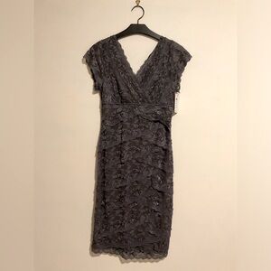 Cache women’s sequin tiered dress size 6